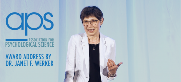 Dr. Janet F. Werker’s Award Address Available Online